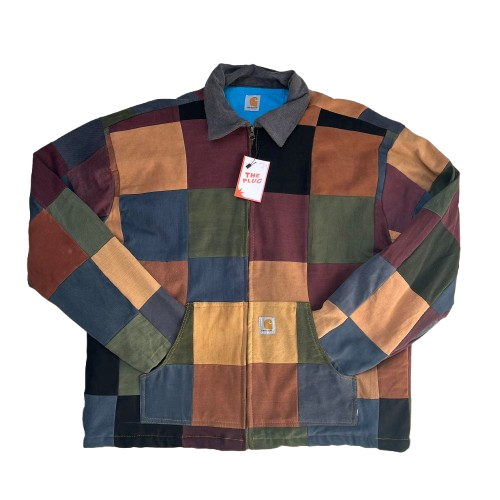 CARHARTT CHECKERED REWORKED JACKET (L)