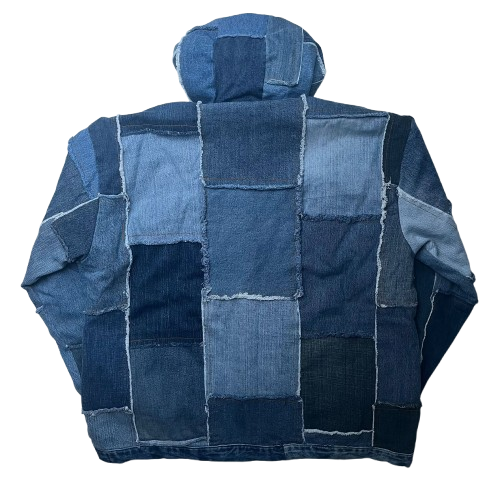 CARHARTT DENIM REWORKED JACKET (M)