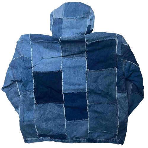 CARHARTT DENIM REWORKED JACKET (XL)