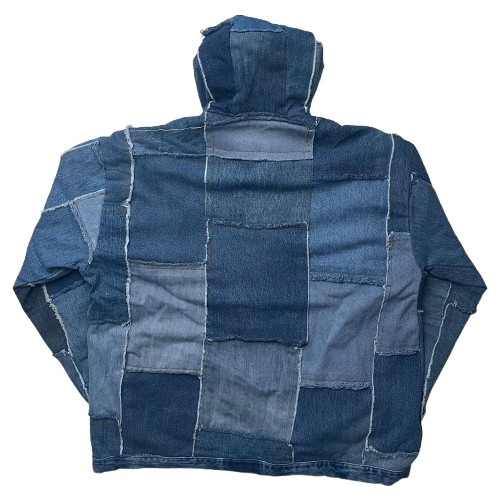 CARHARTT DENIM REWORKED JACKET (M)