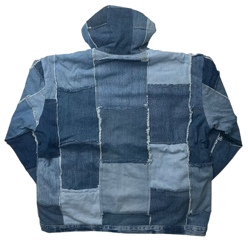 CARHARTT DENIM REWORKED JACKET (L)