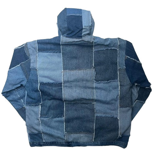 CARHARTT DENIM REWORKED JACKET (M)