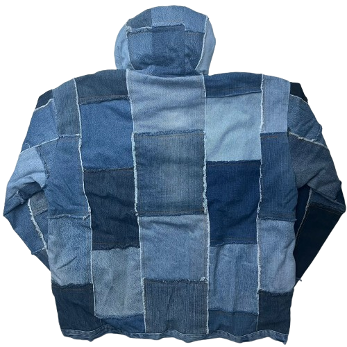 CARHARTT DENIM REWORKED JACKET (XL)