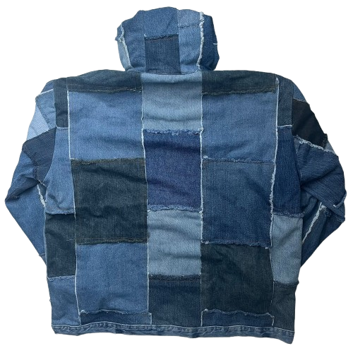 CARHARTT DENIM REWORKED JACKET (XL)
