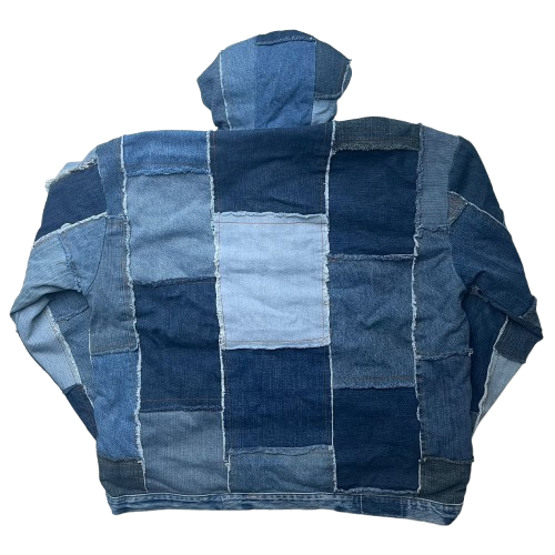 CARHARTT DENIM REWORKED JACKET (M)