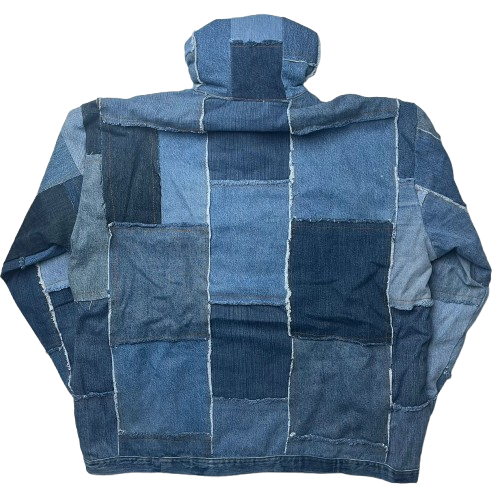 CARHARTT DENIM REWORKED JACKET (XL)