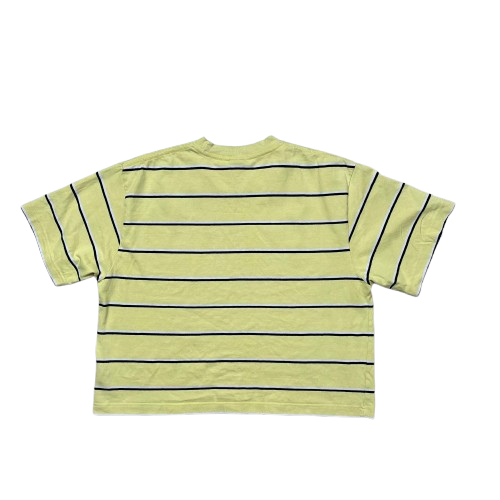 OBEY CROPPED STRIPED TEE (L)