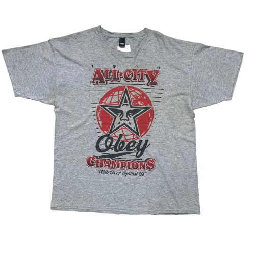 OBEY 1989 ALL CITY CHAMPIONS TEE (M)