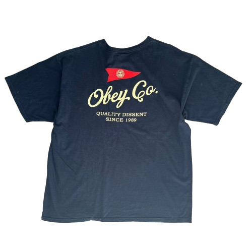 OBEY 1989 QUALITY DISSENT TEE (XL)