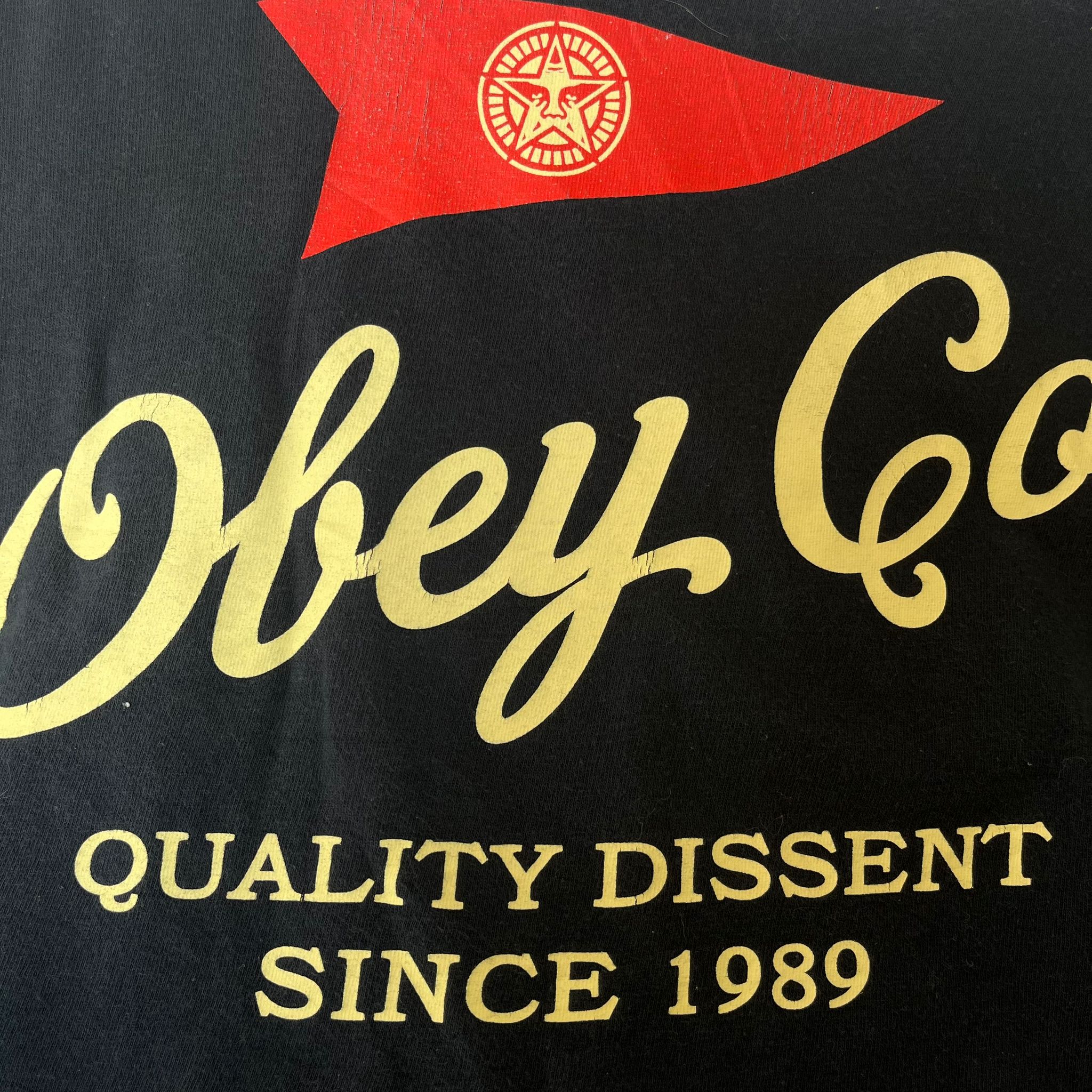 OBEY 1989 QUALITY DISSENT TEE (XL)