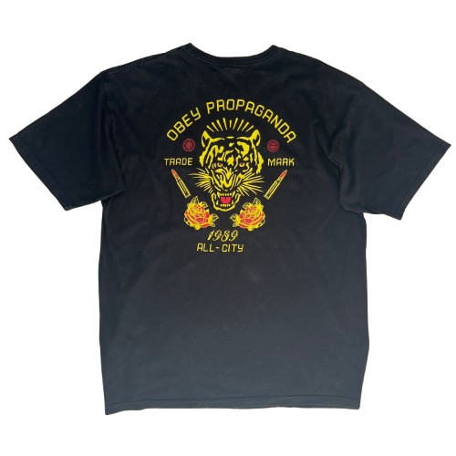 OBEY KISS ME DEADLY TIGER TEE (XL)
