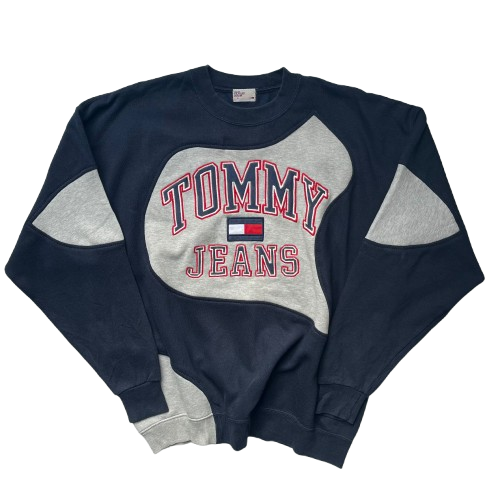 TOMMY HILFIGER REWORKED SWEATER (XXL)