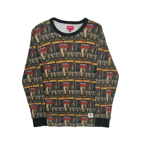 SUPREME WAR REPORT WAFFLE THERMAL LONGSLEEVE (M)