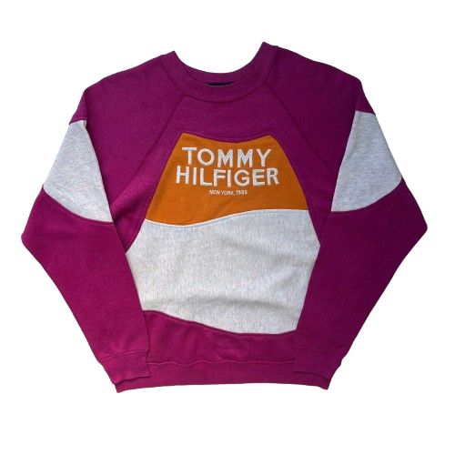 TOMMY HILFIGER REWORKED SWEATER (L)