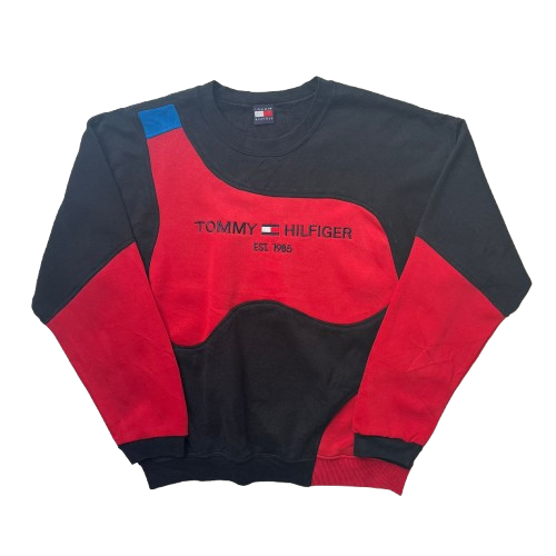 TOMMY HILFIGER REWORKED SWEATER (L)