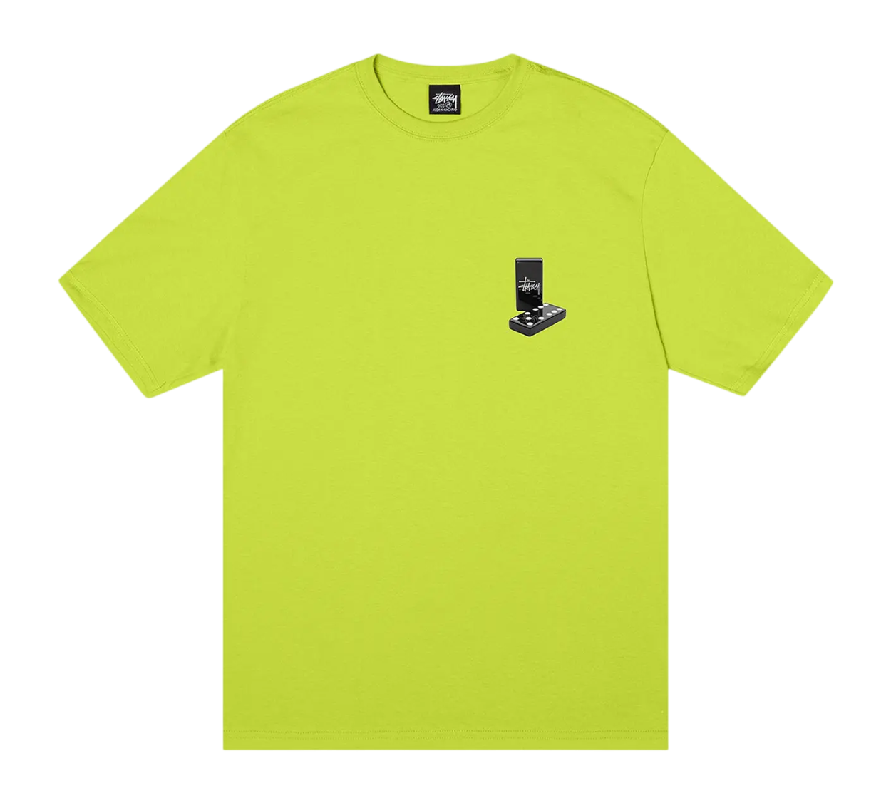 STUSSY DOMINOS KEY LIME TEE (M)
