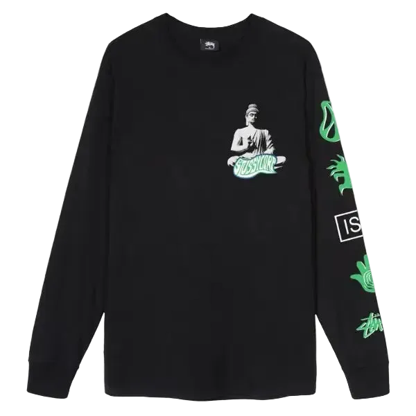 STUSSY BUDDHA GRAPHIC LONGSLEEVE (S)