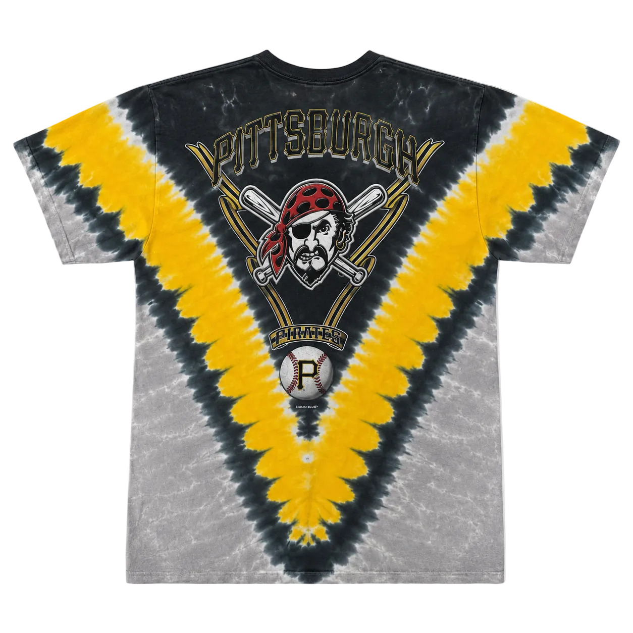 MLB PITTSBURGH PIRATES TIE DYE TEE (L)