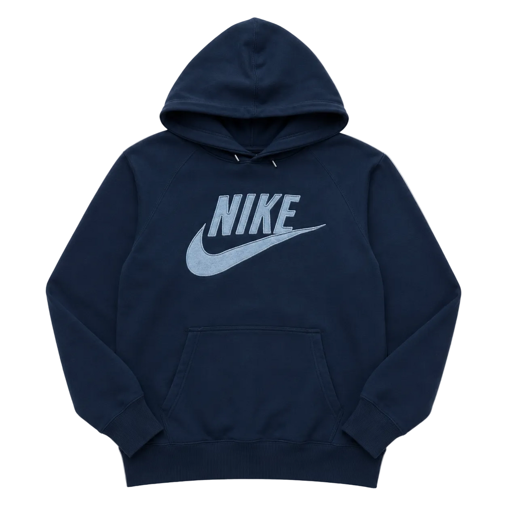 NIKE SPELL OUT LOGO HOODIE (L)