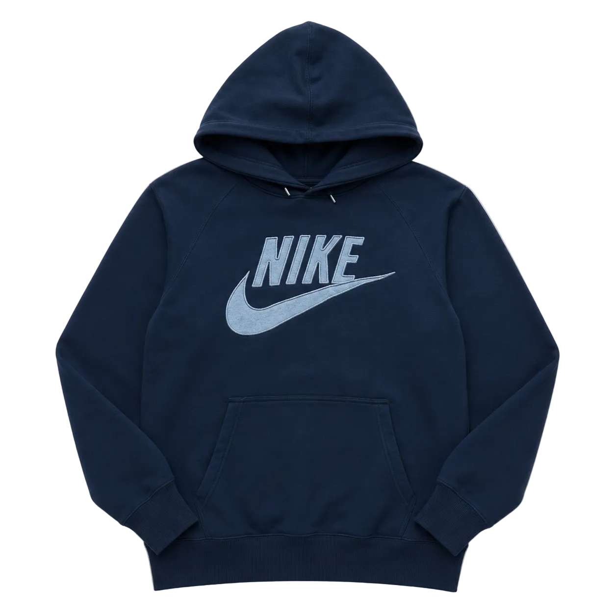 NIKE SPELL OUT LOGO HOODIE (L)