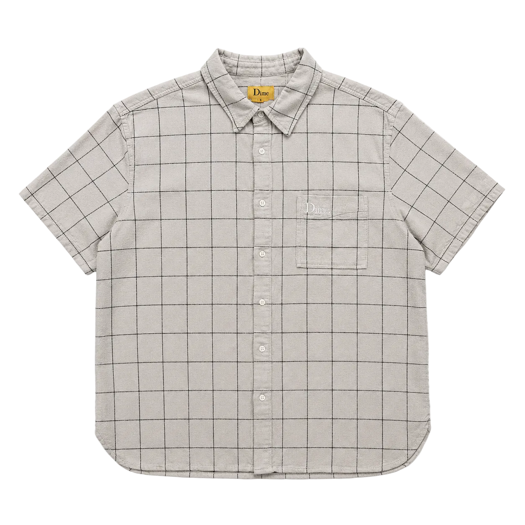 DIME CHECK BUTTON UP SHIRT (S)