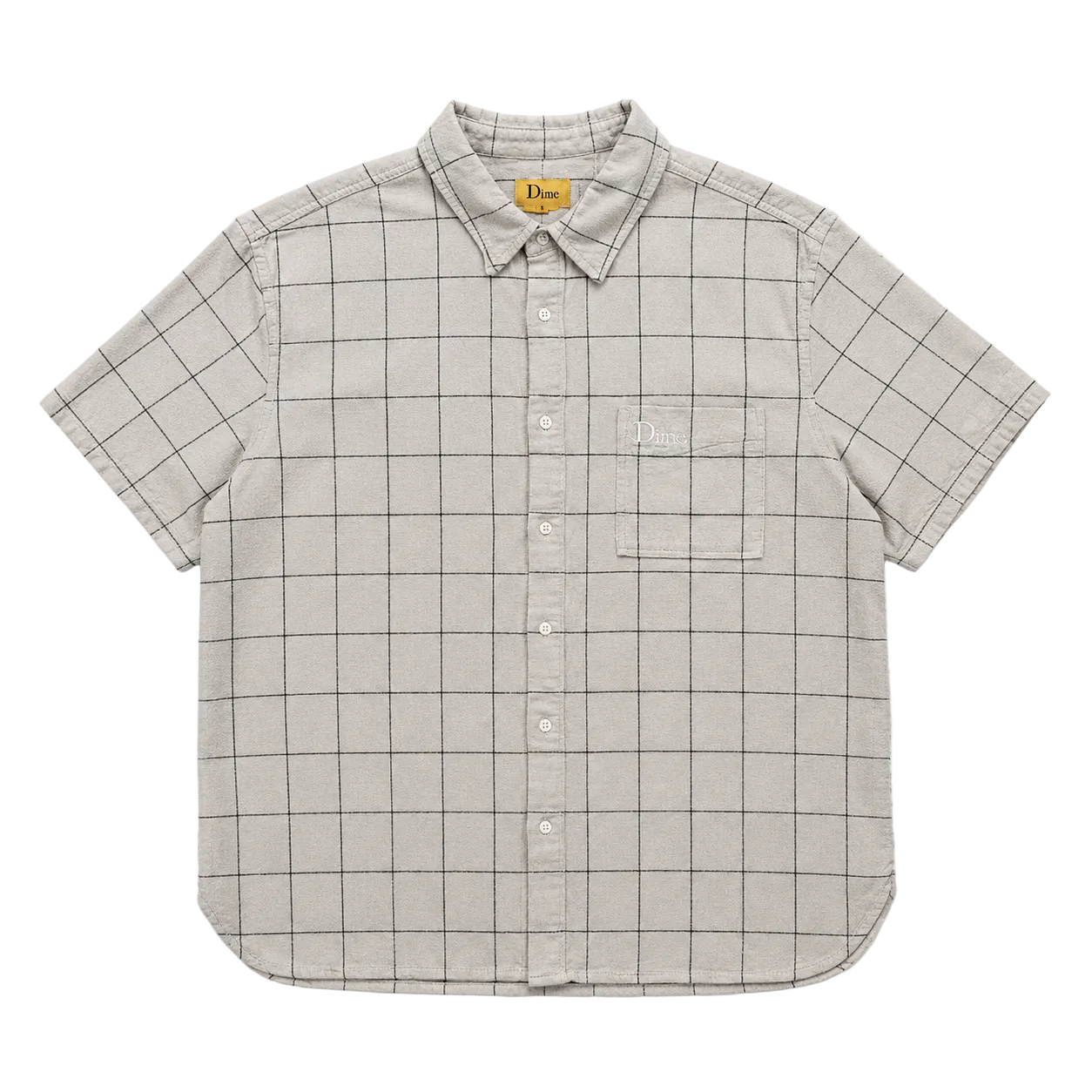 DIME CHECK BUTTON UP SHIRT (S)