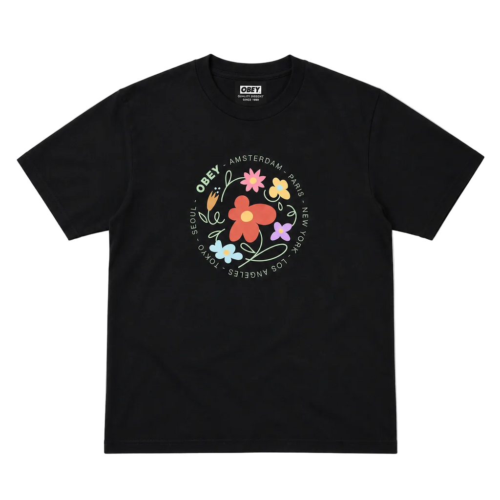 OBEY FLOWER DANCE TEE (M)