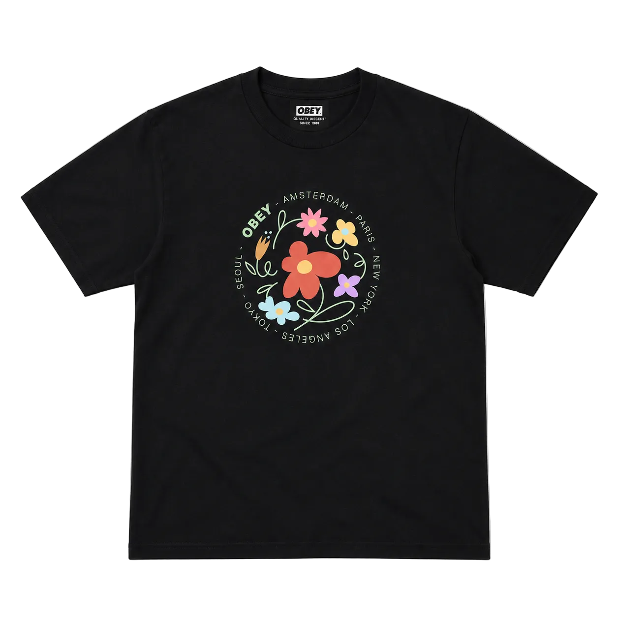 OBEY FLOWER DANCE TEE (M)