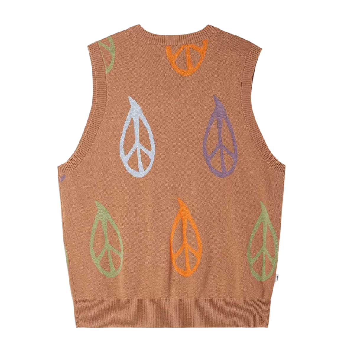 OBEY PEACED SWEATER KNIT VEST (S)