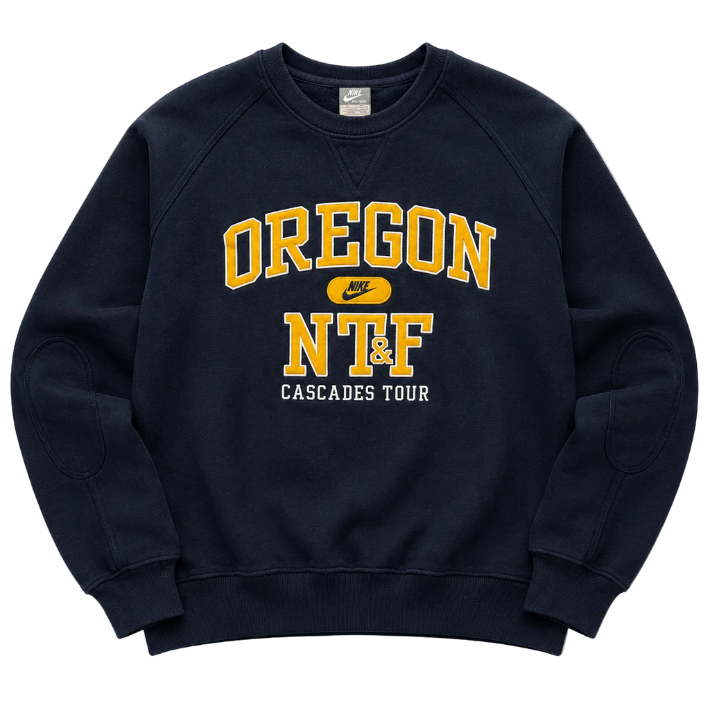 NIKE OREGON VINTAGE CENTER LOGO SWEATER (XL)