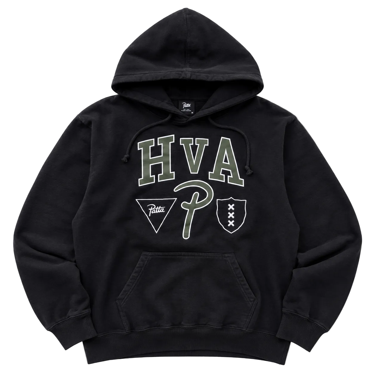 PATTA X HVA SCRIPT HOODIE (M)
