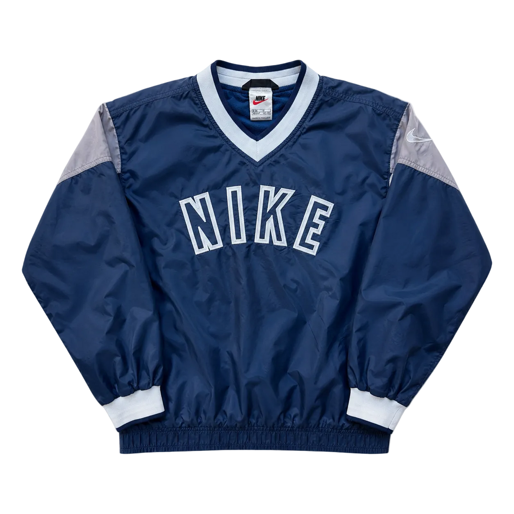 NIKE NYLON 90S SPELLOUT SWEATER (XS)