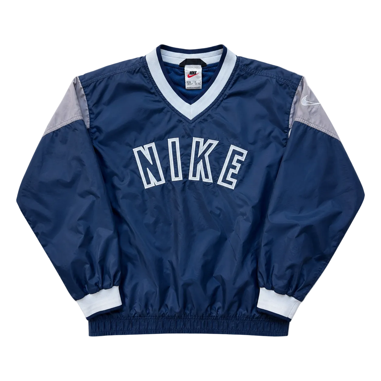 NIKE NYLON 90S SPELLOUT SWEATER (XS)
