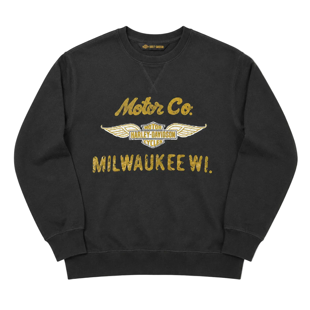 HARLEY DAVIDSON WINGED LOGO MILWAUKEE SWEATER (XXL)