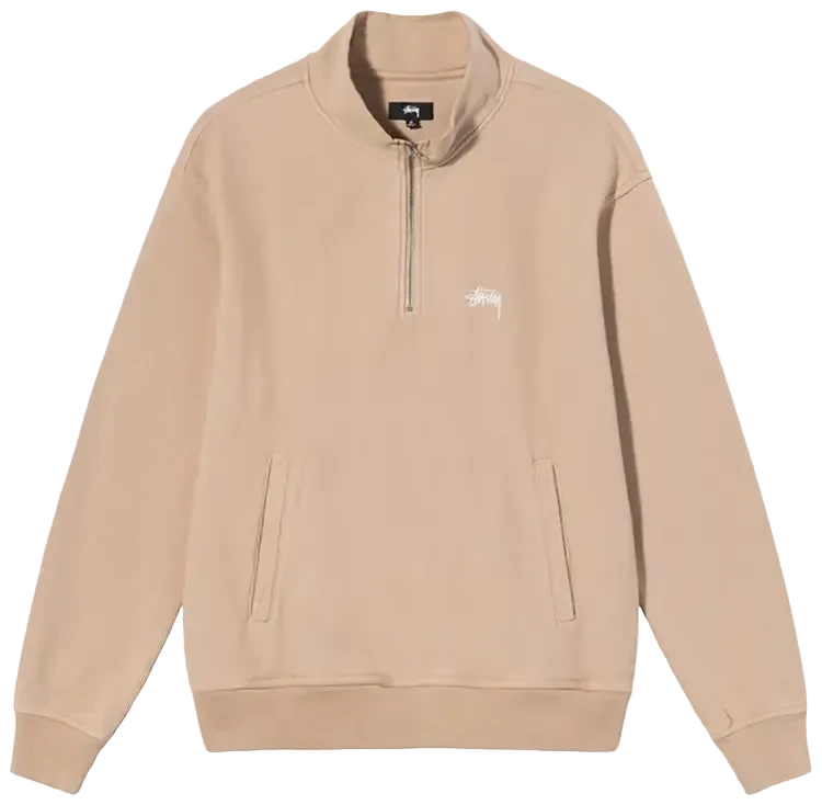 STUSSY STOCK LOGO MOCK SWEATER (L)