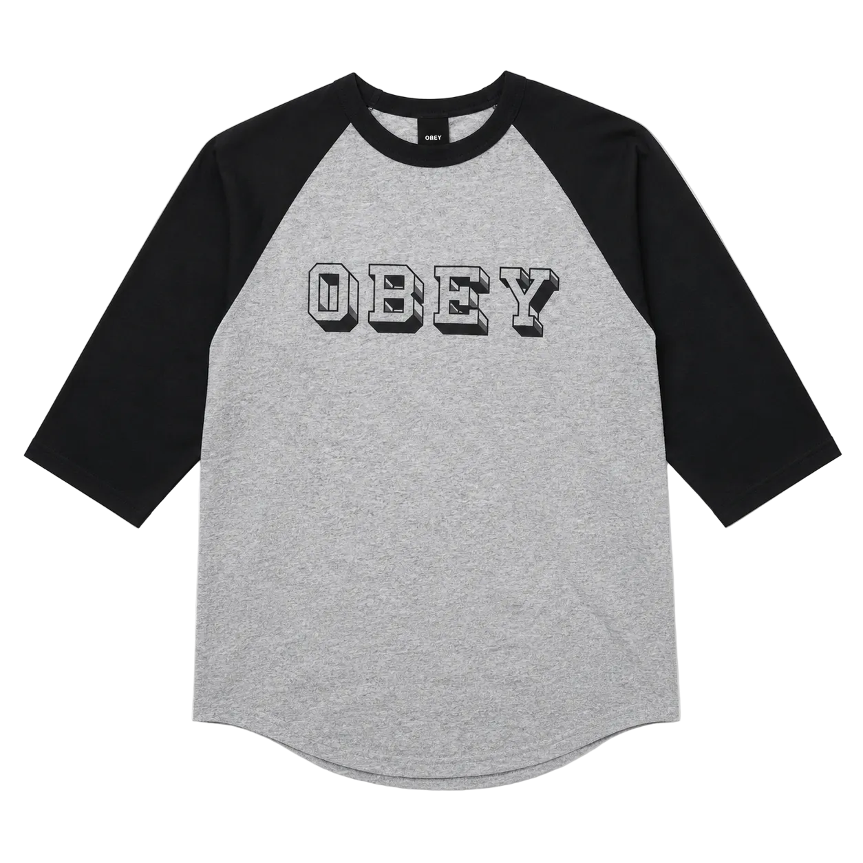 OBEY BASEBALL TEE (L)