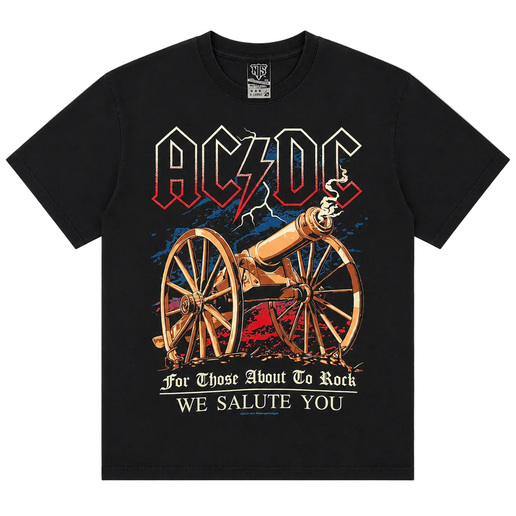 ACDC WE SALUTE YOU GRAPHIC TEE (XL)