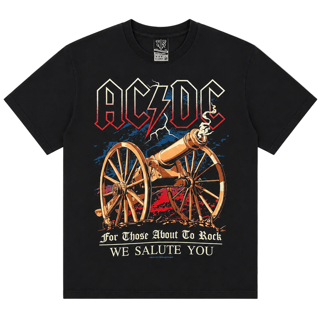 ACDC WE SALUTE YOU GRAPHIC TEE (XL)