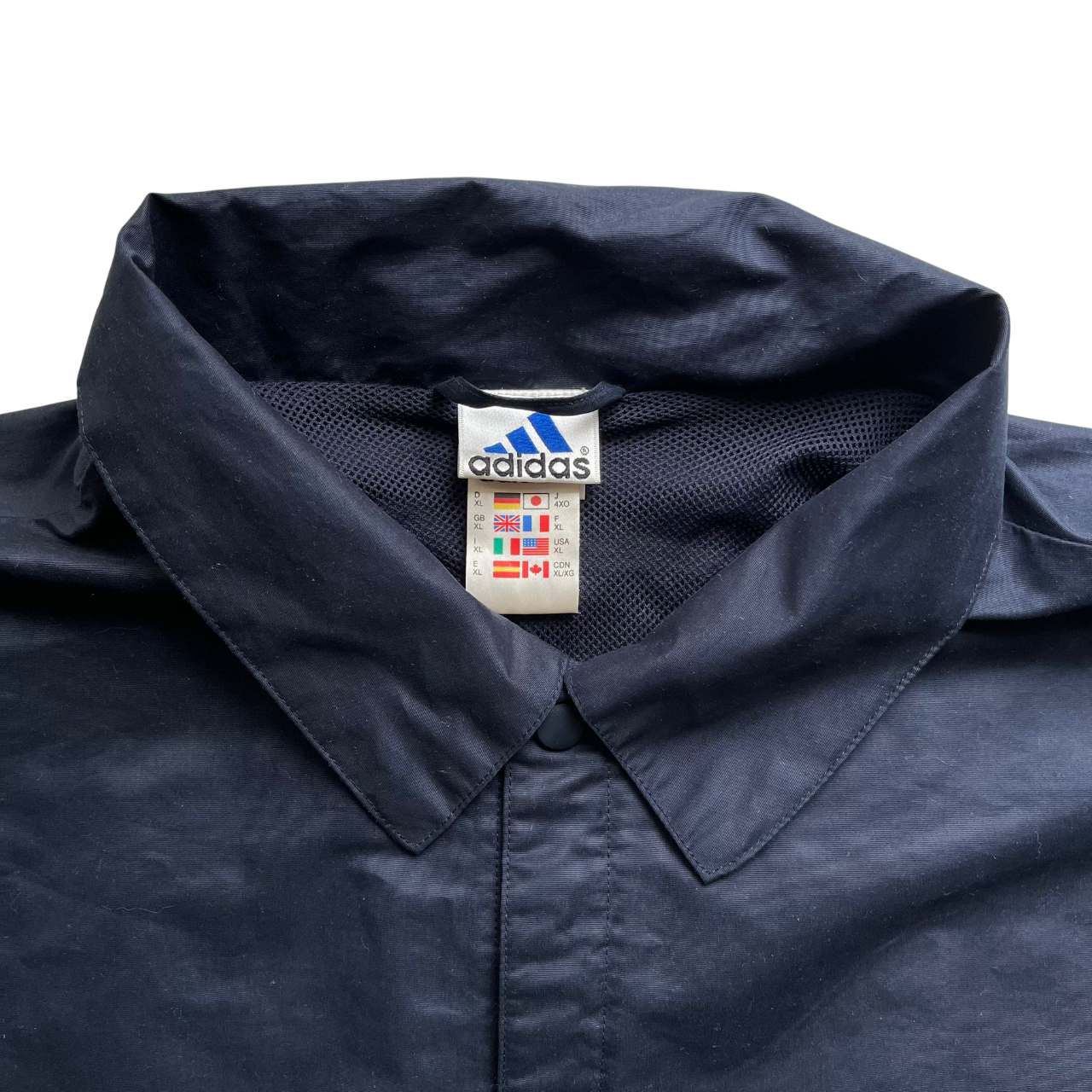 ADIDAS COACH SPELLOUT JACKET (XL)