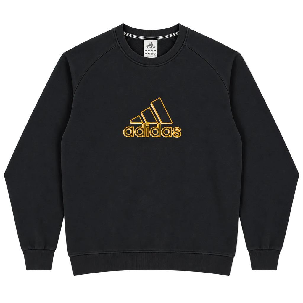 ADIDAS BIG LOGO EMBROIDERED SWEATER (XL)