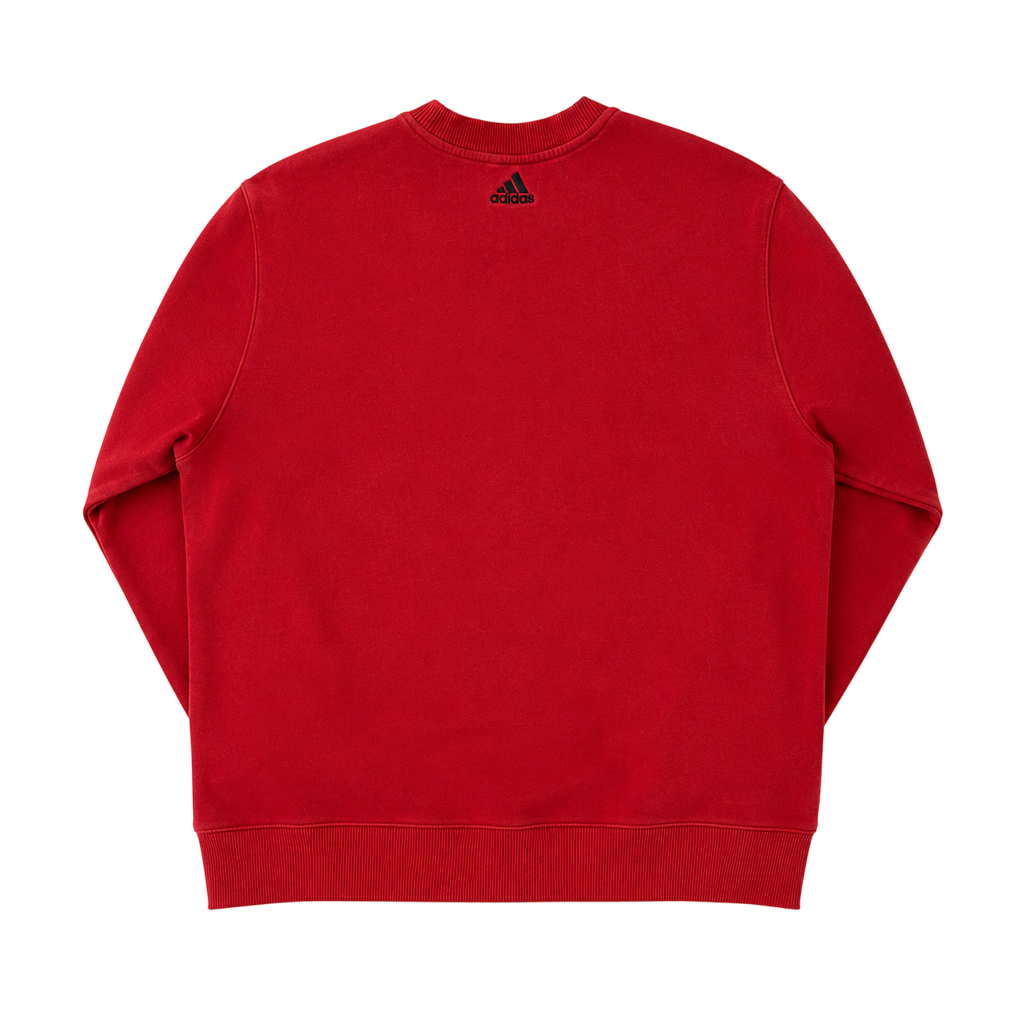 ADIDAS EMBROIDERED SPELLOUT LOGO SWEATER (L)