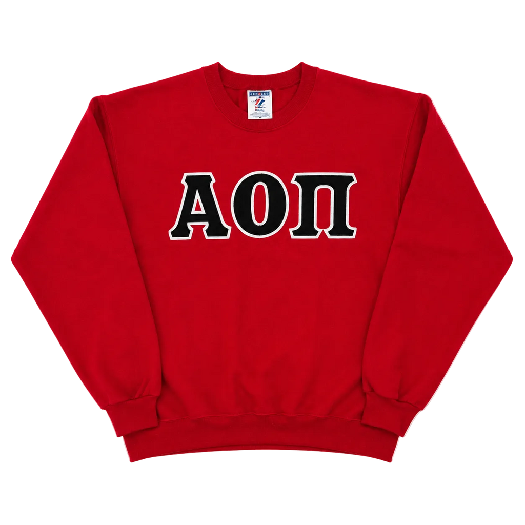 ALPHA OMICRON PI SORORITY LOGO SWEATER (M)
