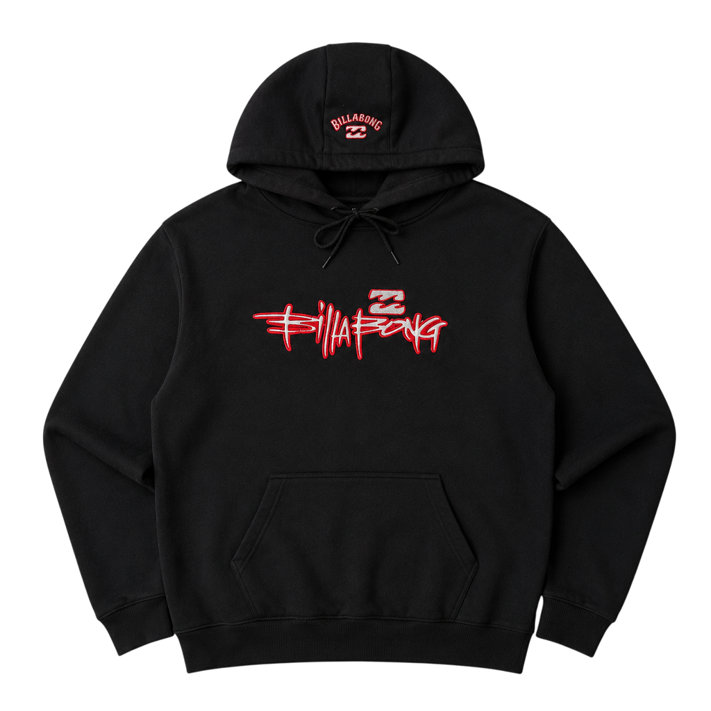 BILLABONG GRAFFITI SPELL OUT LOGO HOODIE (L)