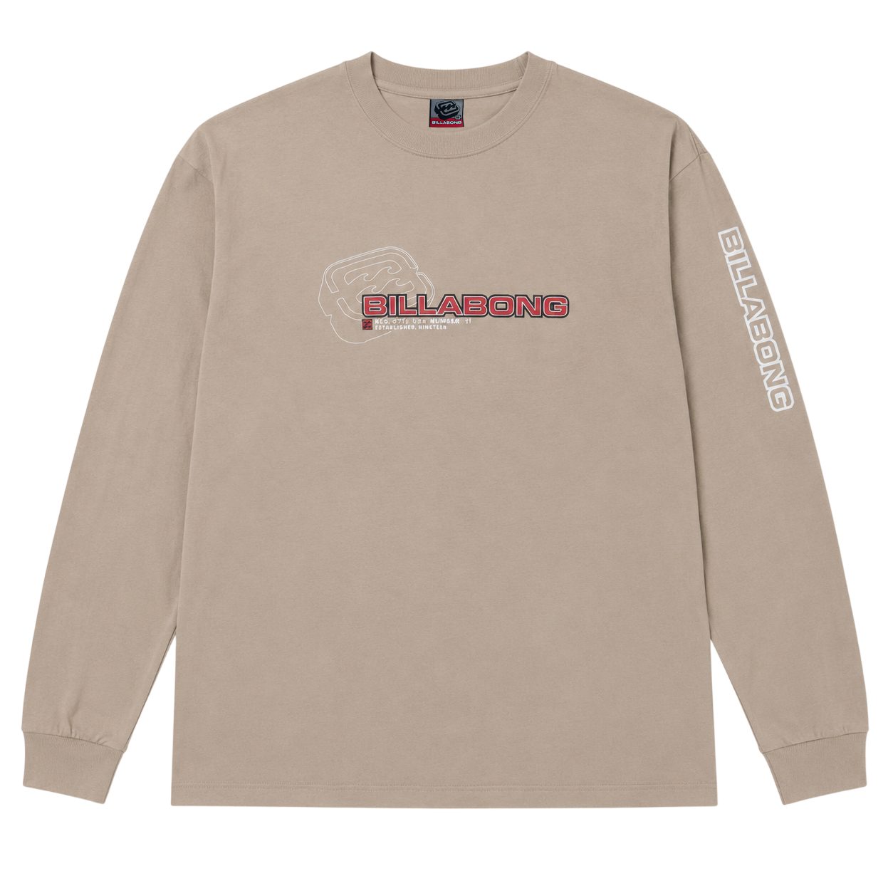 BILLABONG GRAPHIC SPELLOUT LONGSLEEVE (M)