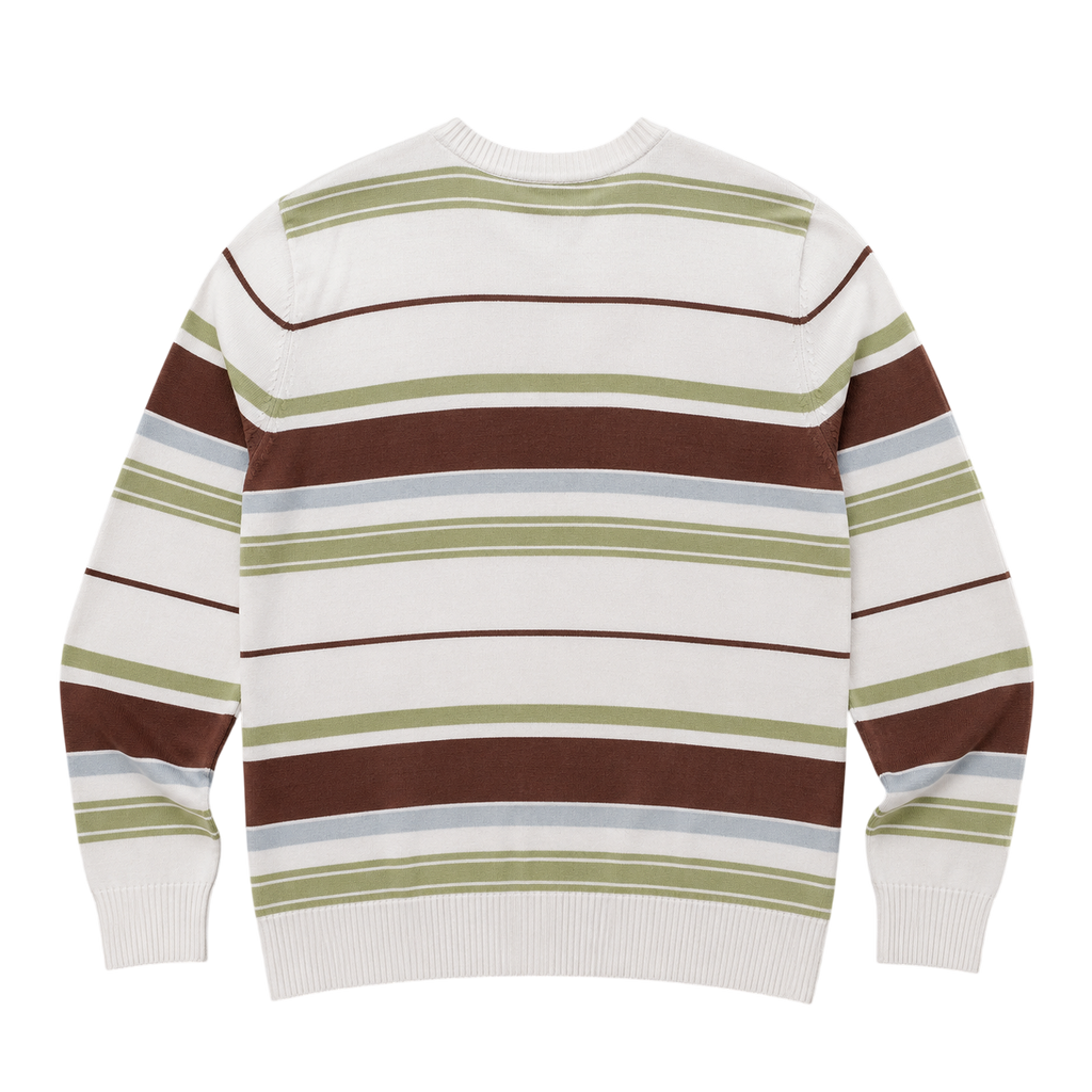 BILLABONG STRIPED BIG LOGO KNIT SWEATER (L)