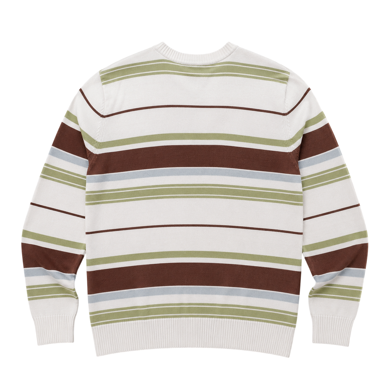 BILLABONG STRIPED BIG LOGO KNIT SWEATER (L)