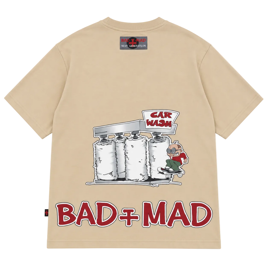 BAD+MAD NEXT GENERATION CAR WASH GRAPHIC TEE (S)
