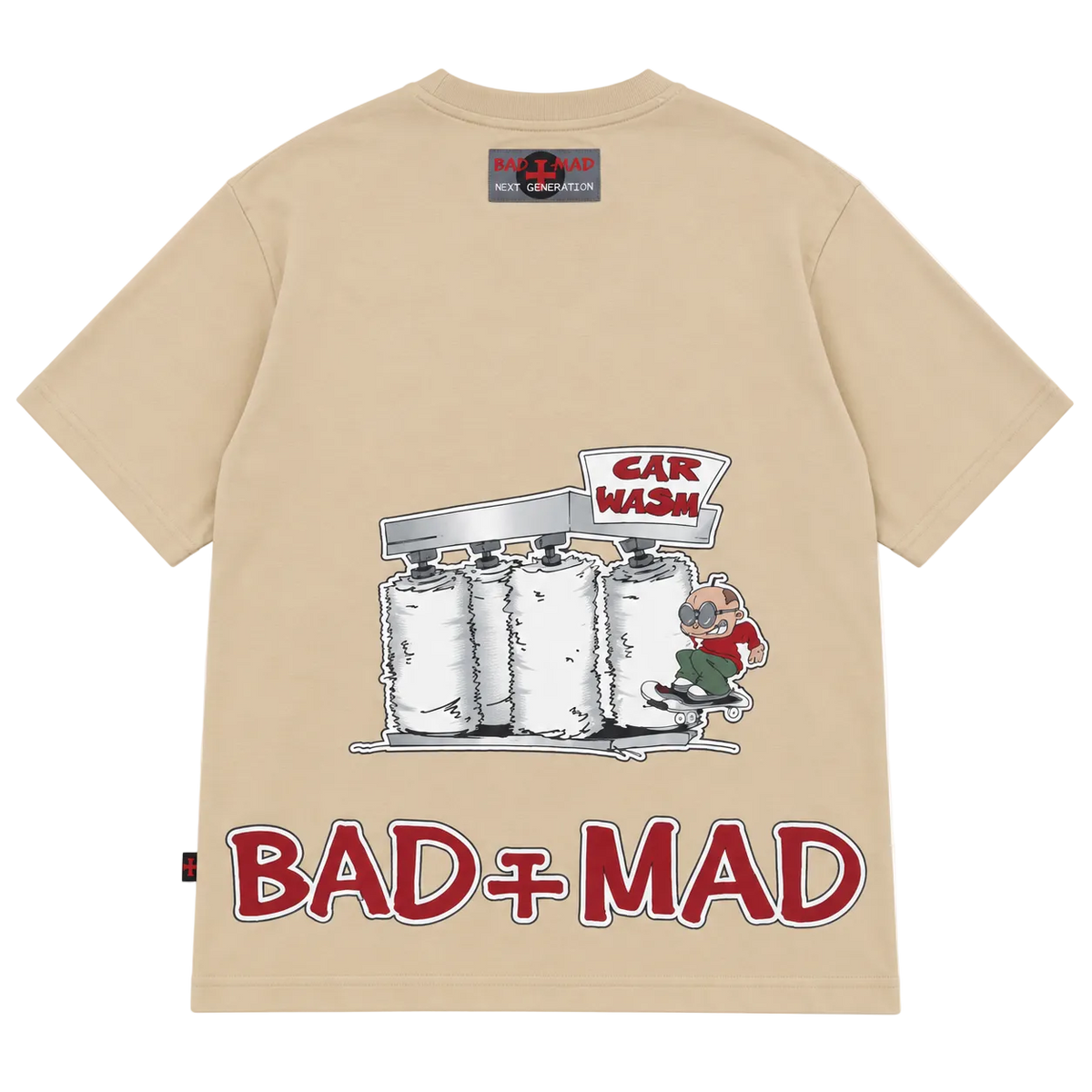 BAD+MAD NEXT GENERATION CAR WASH GRAPHIC TEE (S)