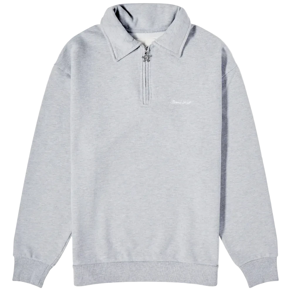 BRAMS FRUIT POLO HALF ZIP SWEATER (L)
