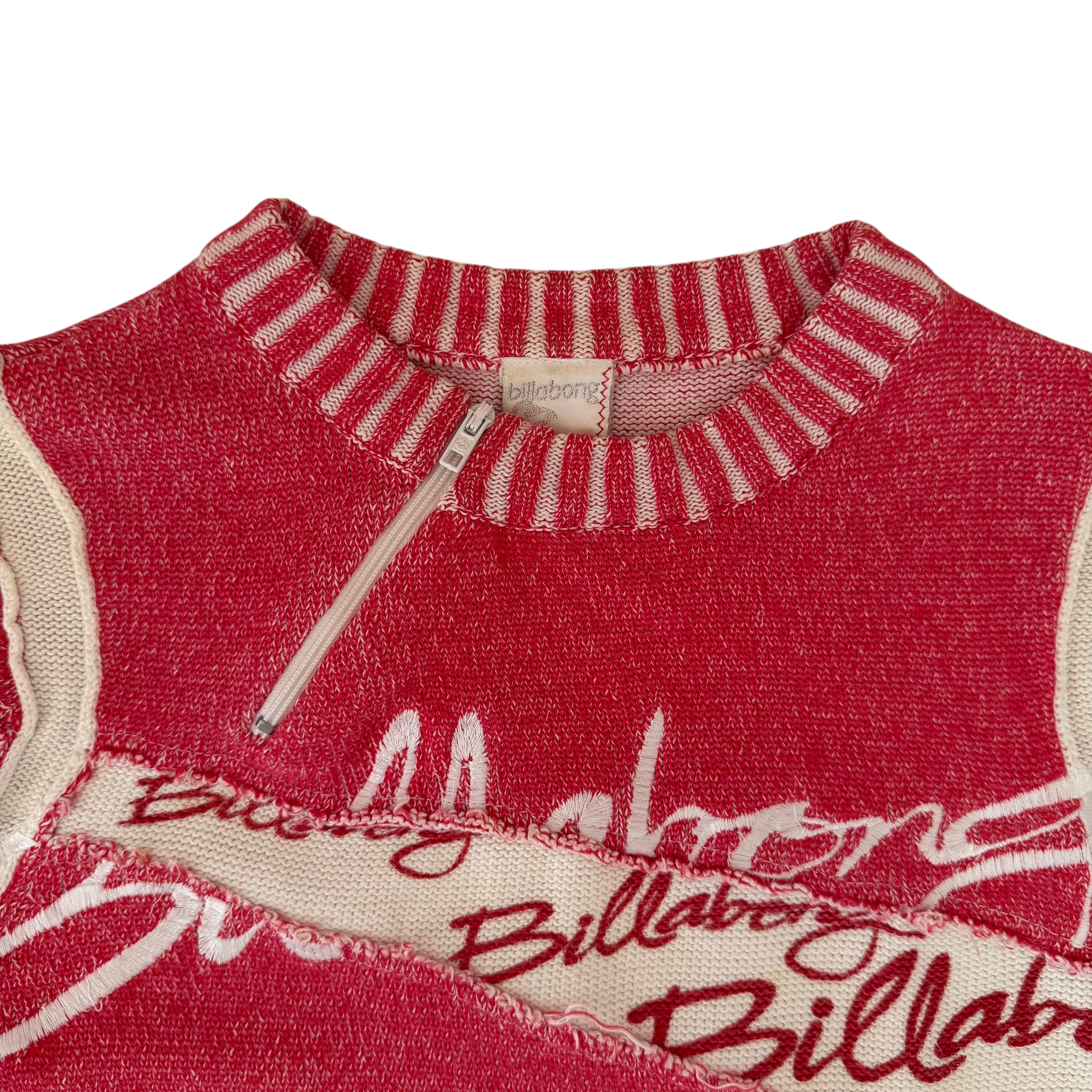 BILLABONG Y2K KNIT LOGO SWEATER (XS)
